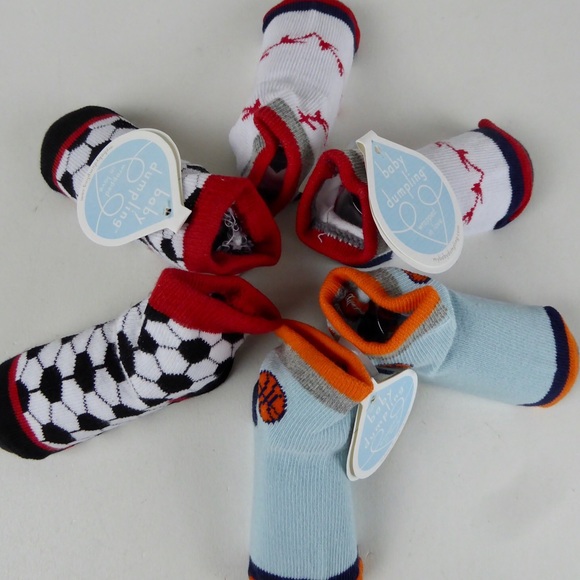 Baby Dumpling Sports Baby Socks Cotton Blend NWT - Picture 2 of 12